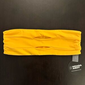 Moana Bikini Yellow Fries Tube Top
